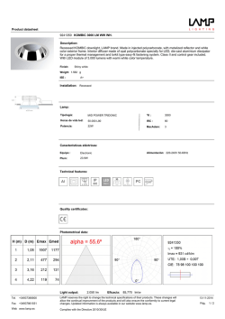 Product datasheet 9241350 KOMBIC 3000 LM WW WH. Description