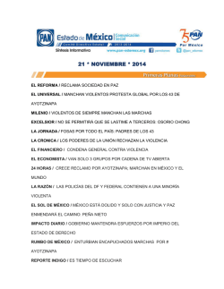 03 * NOVIEMBRE * 2014 - pan edomex