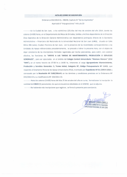 &iexcl;lENIORRILlA - Universidad Nacional de San Juan