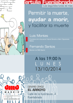 descarga el cartel - Asociaci&oacute;n Derecho a Morir Dignamente