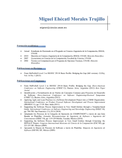 Miguel Eh&eacute;catl Morales Trujillo - P&aacute;ginas Personales UNAM