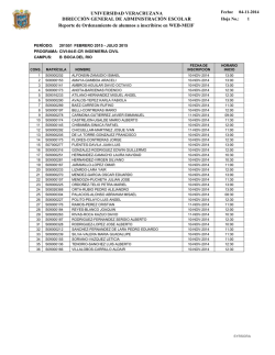 ingenier&iacute;a civil - Universidad Veracruzana