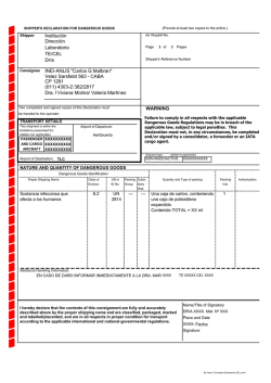 Instituci&oacute;n Direcci&oacute;n Laboratorio TE/CEL Dr/a INEI-ANLIS Carlos G