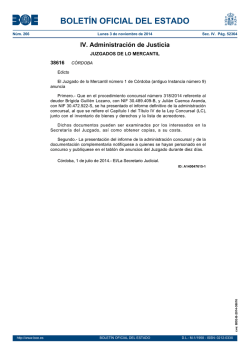 PDF (BOE-B-2014-38616 - 1 p&aacute;g. - 151 KB ) - BOE.es