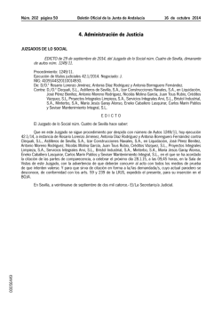 4. Administraci&oacute;n de Justicia - Junta de Andaluc&iacute;a