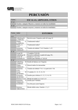 PERCUSI&Oacute;N - Errenteria