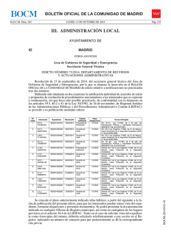 PDF (BOCM-20141013-43 -2 p&aacute;gs -96 Kbs) - Sede Electr&oacute;nica del