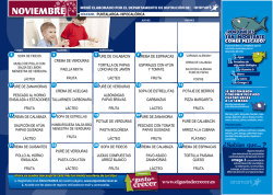 men&uacute; comedor noviembre 14 - CEIP Punta Larga 38010876