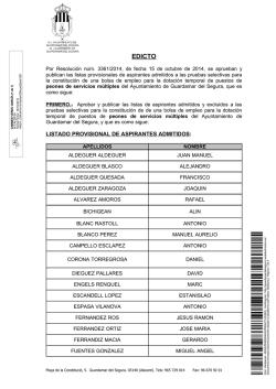 Peones servicios m&uacute;ltiples - Ayuntamiento de Guardamar del Segura