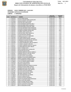 nutrici&oacute;n - Universidad Veracruzana