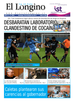 DESBARATAN LABORATORIO CLANDESTINO DE - Diario Longino