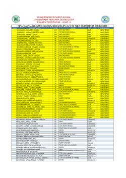 nivel ii presencial - Universidad Ricardo Palma