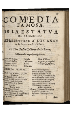 La estatua de Prometeo