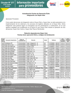 Circular N&ordm; 377 - Grupo &Eacute;xito