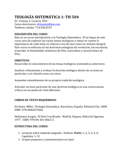 TEOLOG&Iacute;A SISTEM&Aacute;TICA 1: TH 504