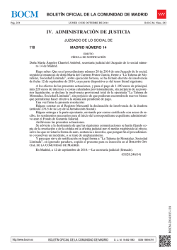 IV. ADMINISTRACI&Oacute;N DE JUSTICIA - Sede Electr&oacute;nica del Boletin