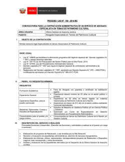 servicio de abogado especialista en temas de patrimonio cultural