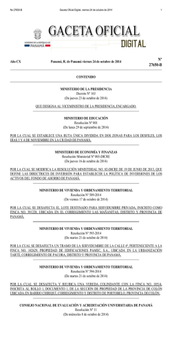 Gaceta Oficial Digital, viernes 24 de octubre de 2014