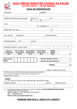 XXIII MEDIA MARAT&Oacute;N CIUDAD DE PALMA - Elitechip