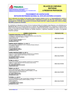 invitadas - Pemex