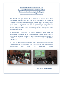 comunicado_curso riesgos 14 10 14 - Cooperativa La Rehabilitadora