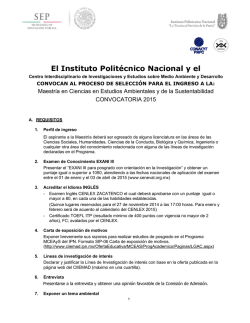 El Instituto Polit&eacute;cnico Nacional y el - Ciiemad