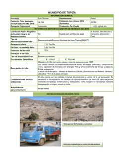 MUNICIPIO DE TUPIZA - ANESAPA