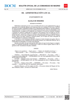 PDF (BOCM-20141105-29 -1 p&aacute;gs -77 Kbs) - Sede Electr&oacute;nica del