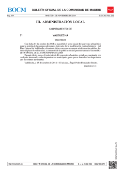 PDF (BOCM-20141104-71 -1 p&aacute;gs -68 Kbs) - Sede Electr&oacute;nica del