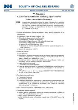 Anuncio 37066 del BOE n&uacute;m. 256 de 2014 - BOE.es