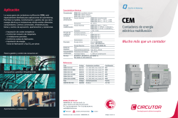 Contadores de energ&iacute;a el&eacute;ctrica multifunci&oacute;n Mucho m&aacute;s - Circutor