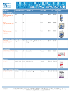 NOMBRE EspcDes P.P P.N FOTO ABASTECEDORA AGSA SA DE