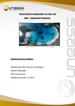 TELEVISOR SAMSUNG ULTRA HD REF - uneess