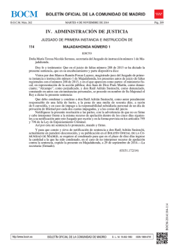 PDF (BOCM-20141104-114 -1 p&aacute;gs -72 Kbs) - Sede Electr&oacute;nica del