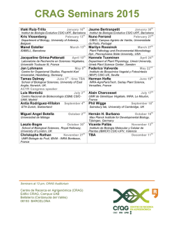 seminarios 2015 - CRAG