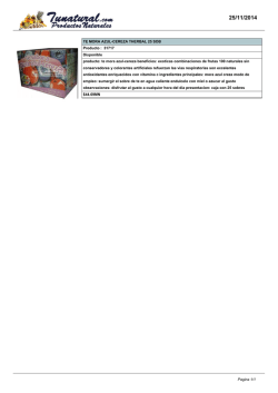 TE MORA AZUL-CEREZA THERBAL 25 SOB Producto : 31717