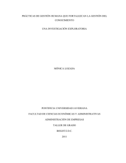 pr&aacute;cticas de gesti&oacute;n humana que fortalezcan la gesti&oacute;n del