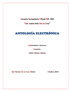 ANTOLOG&Iacute;A ELECTR&Oacute;NICA