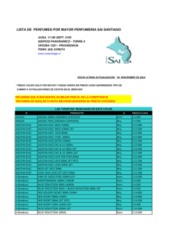 LISTA DE PERFUMES POR MAYOR PERFUMERIA SAI SANTIAGO