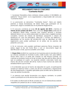 CARTA DE INTENCIONES - Diario Extra