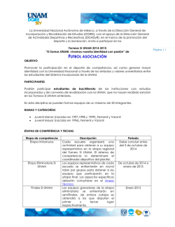 FUTBOL ASOCIACI&Oacute;N - Extranet DGIRE - UNAM