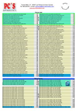 Tom&aacute;s Miller, 27 &middot; 35007 Las Palmas de Gran Canaria Tel: 928