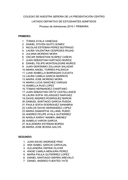 COLEGIO DE NUESTRA SE&Ntilde;ORA DE LA PRESENTACI&Oacute;N