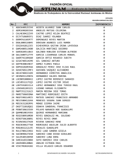 PADR&Oacute;N OFICIAL - stunam