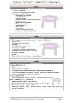 esquema contenidos pendientes tecnolog&iacute;as 3&ordm; - Tecnologia