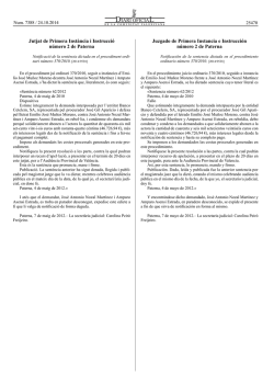 Jutjat de Primera Inst&agrave;ncia i Instrucci&oacute; n&uacute;mero 2 de Paterna