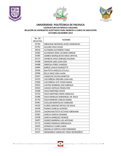 Para consultar la lista haz clic AQU&Iacute; - Universidad Polit&eacute;cnica de