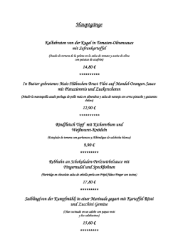 Hauptg&auml;nge Hauptg&auml;nge - Gasthof Zum Stern