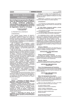 TRABAJO Y PROMOCION DEL EMPLEO