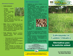 Enfrentando el Cambio Clim&aacute;tico Enfrentando el Cambio - InfoAgro